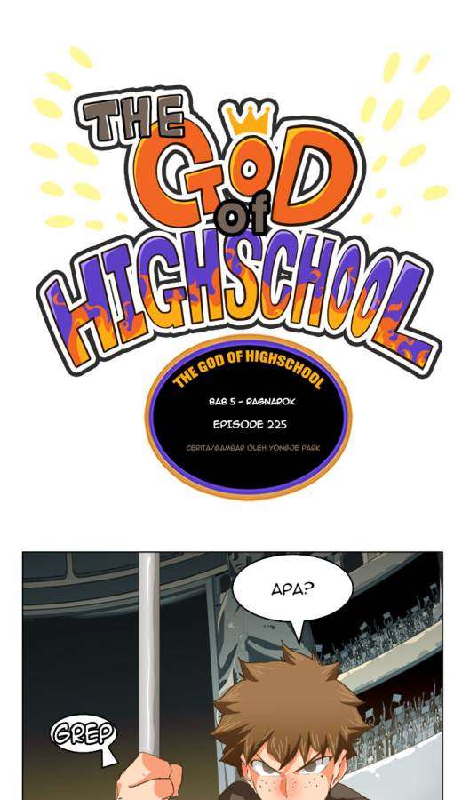 Manhwa The God of High School Chapter 225 gambar nomor 2