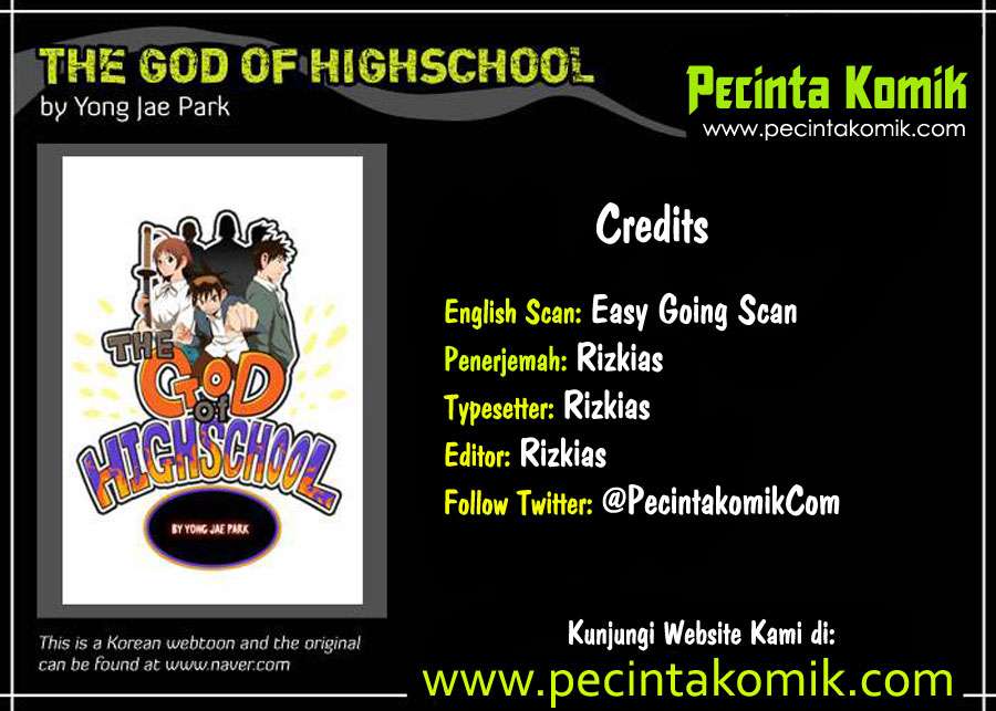 Komik The God of High School Chapter 11 gambar nomor 1