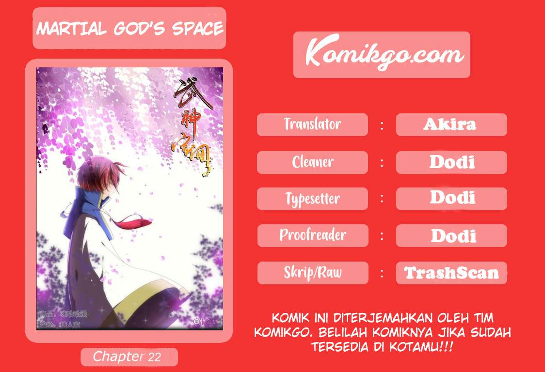 Komik Martial God’s Space Chapter 22 gambar nomor 1