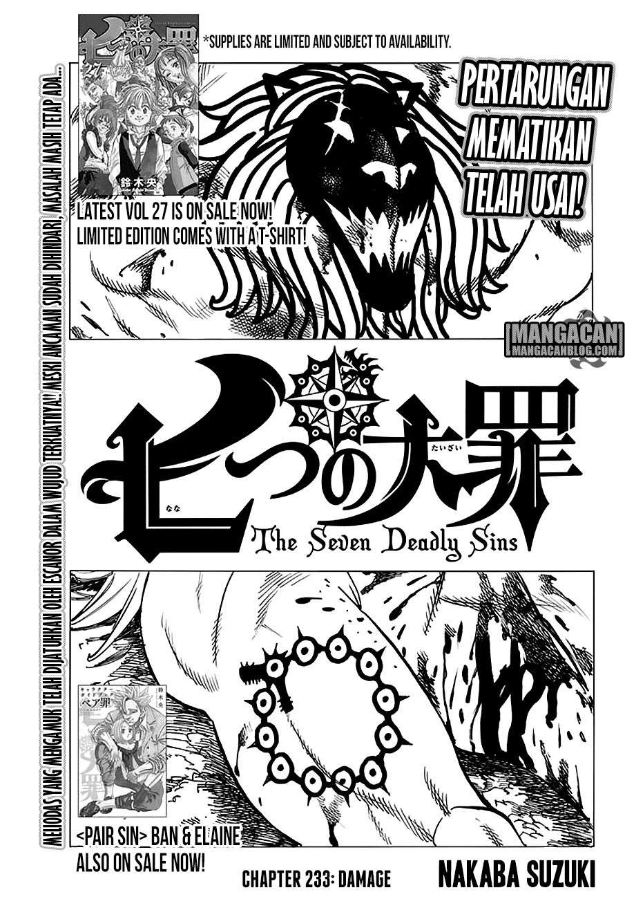 Komik Nanatsu no Taizai Chapter 233 gambar nomor 1