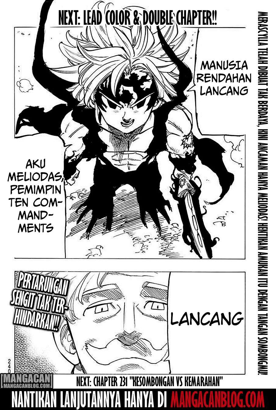 Nanatsu no Taizai Chapter 230 Gambar 19