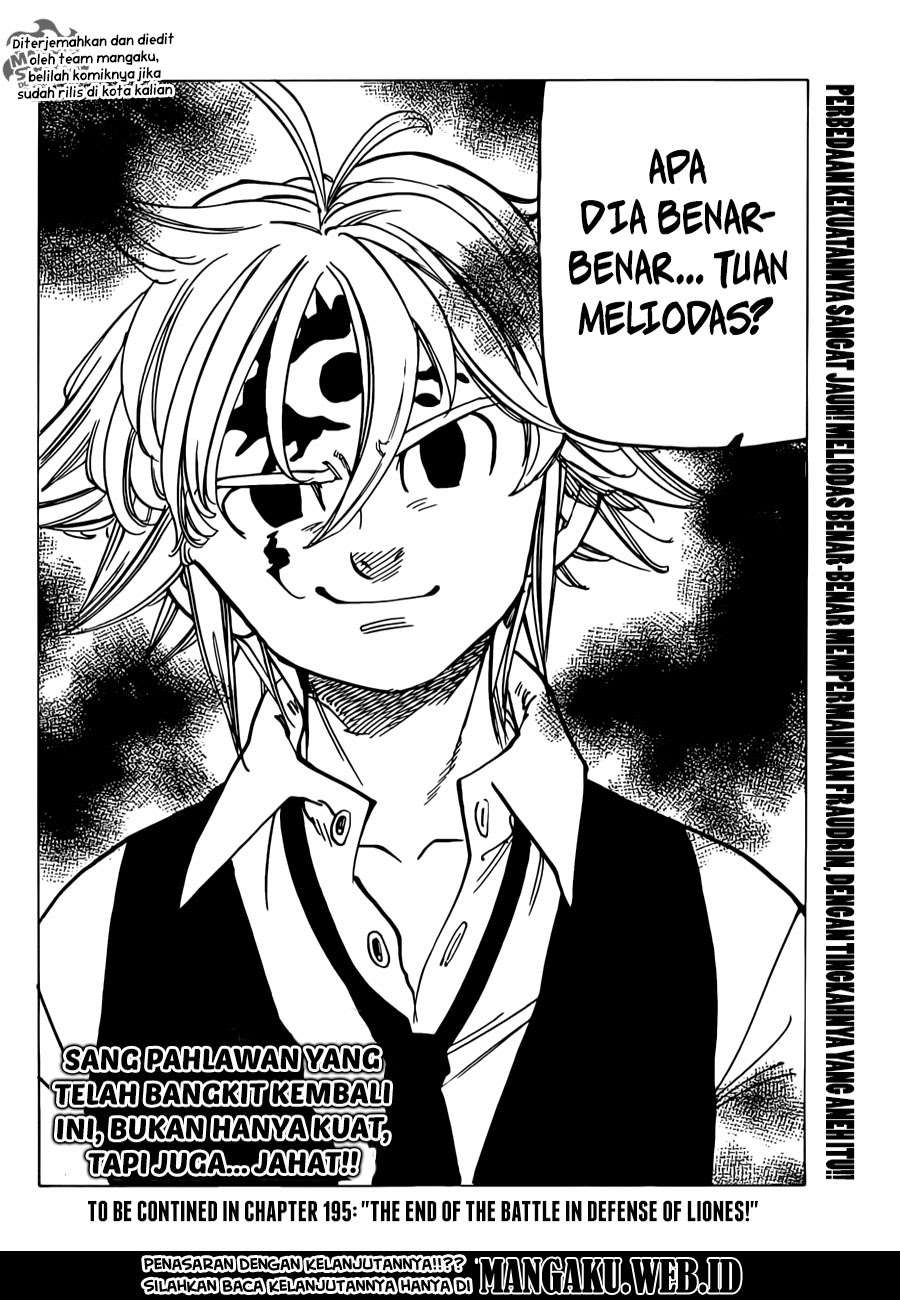 Nanatsu no Taizai Chapter 194 Gambar 19