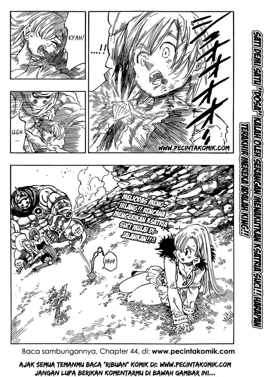 Nanatsu no Taizai Chapter 43 Gambar 21
