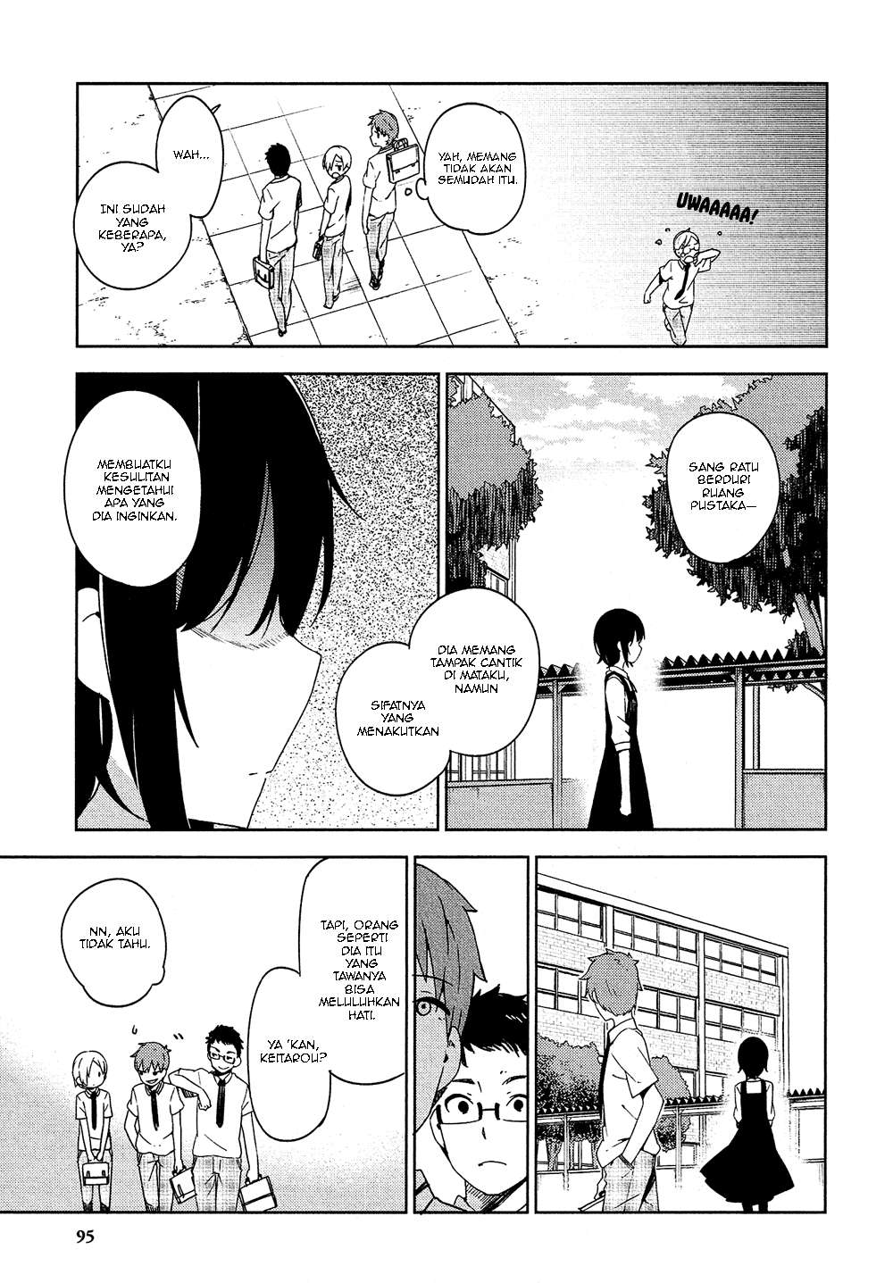 Ookami Shounen wa Kyou mo Uso wo Kasaneru Chapter 3 Gambar 8