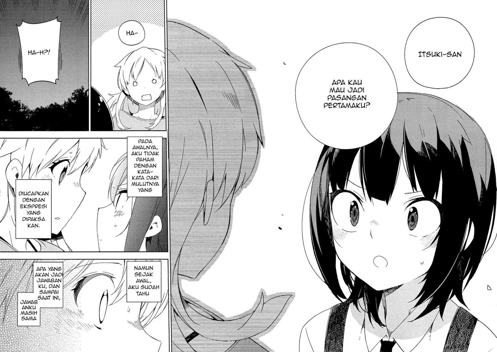 Ookami Shounen wa Kyou mo Uso wo Kasaneru Chapter 1 Gambar 58