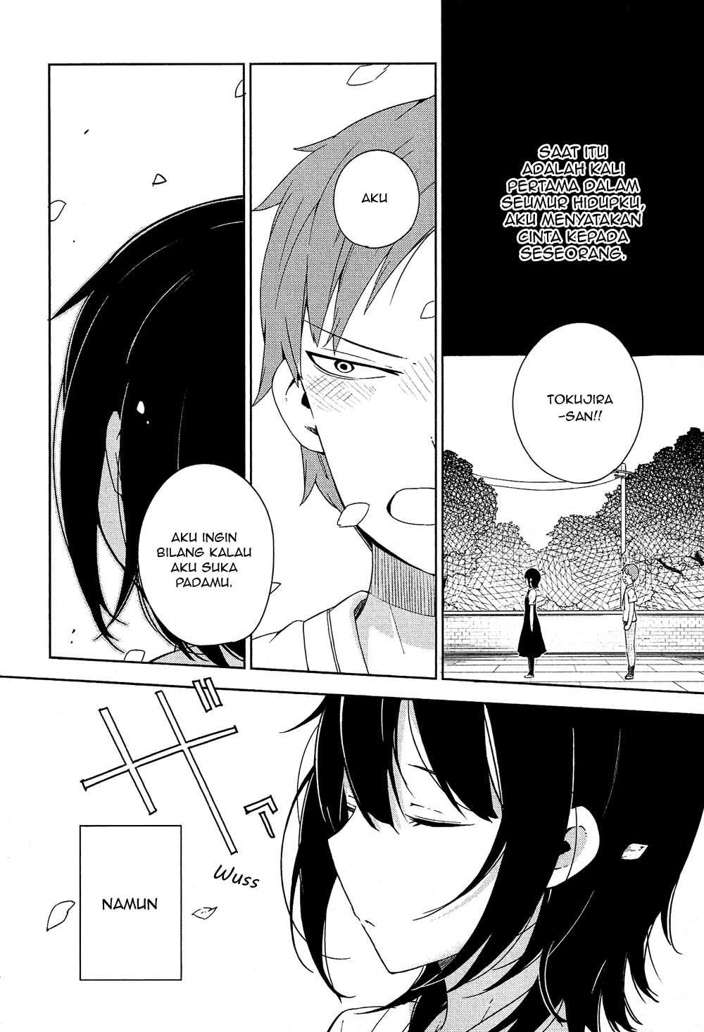 Ookami Shounen wa Kyou mo Uso wo Kasaneru Chapter 1 Gambar 9