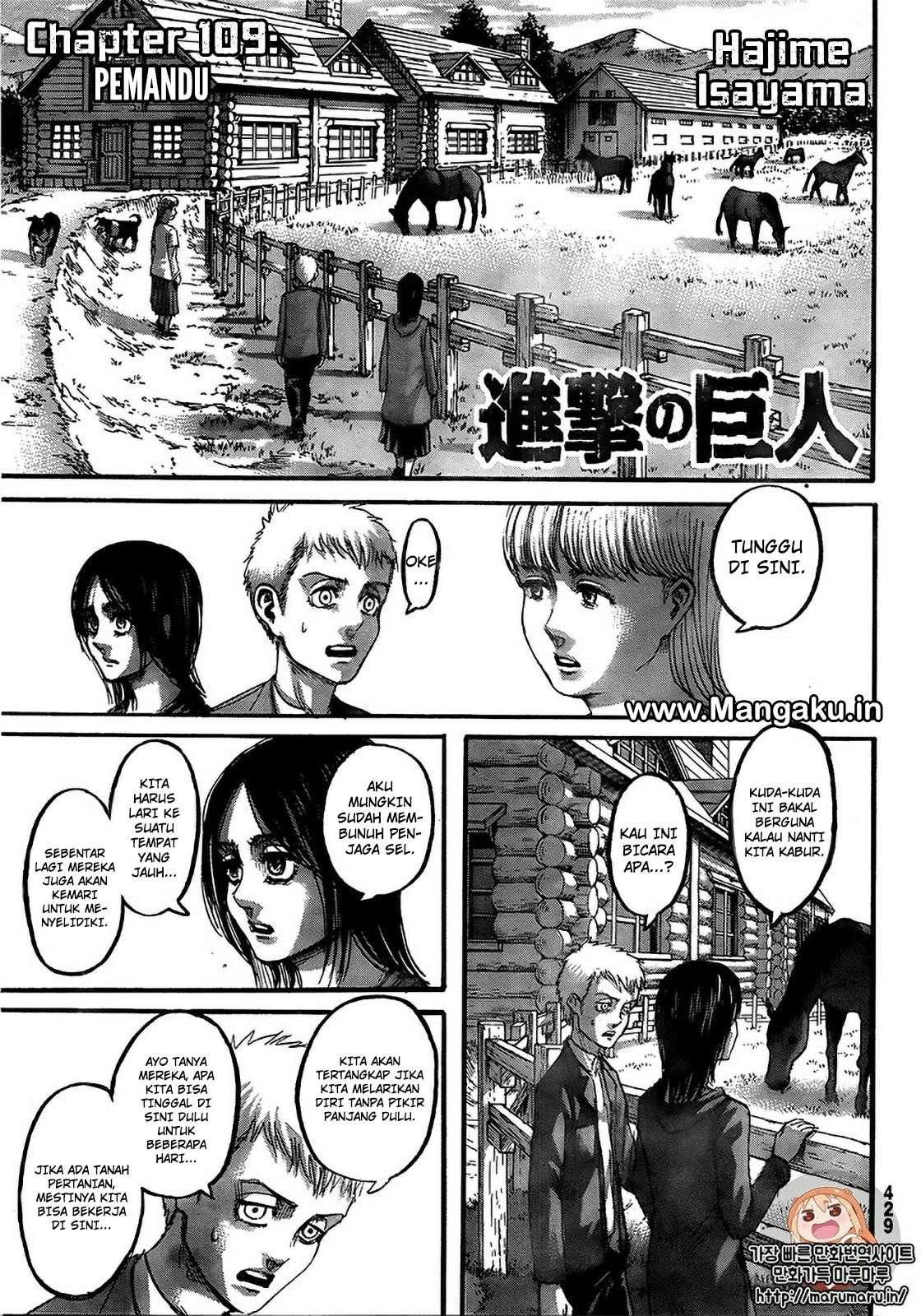 Manga Shingeki no Kyojin Chapter 109 gambar nomor 2