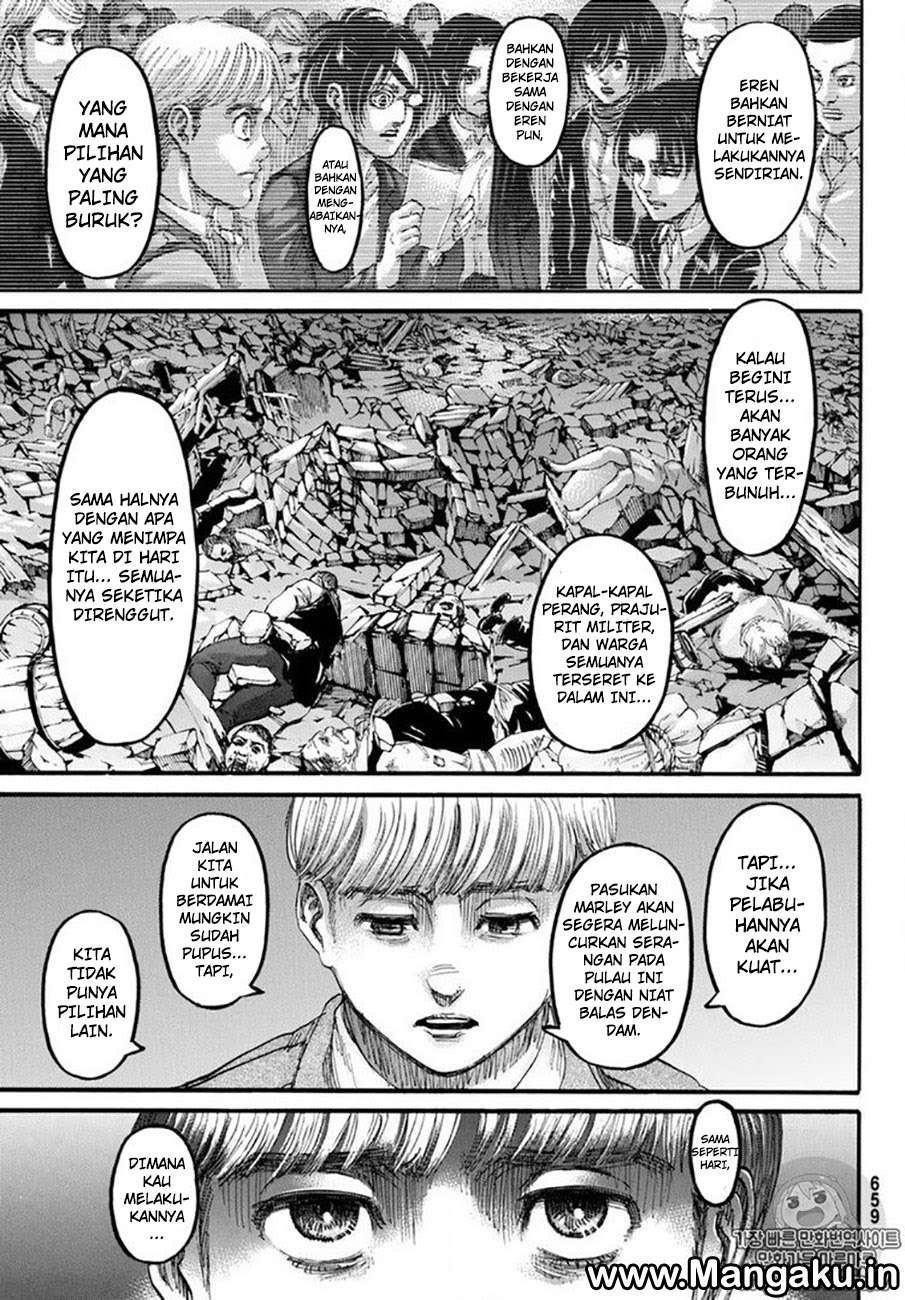 Shingeki no Kyojin Chapter 106 Gambar 42