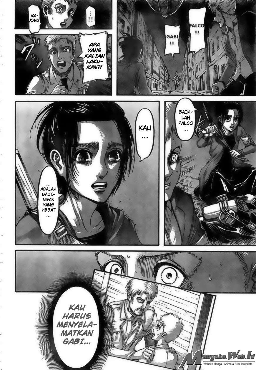 Shingeki no Kyojin Chapter 105 Gambar 21