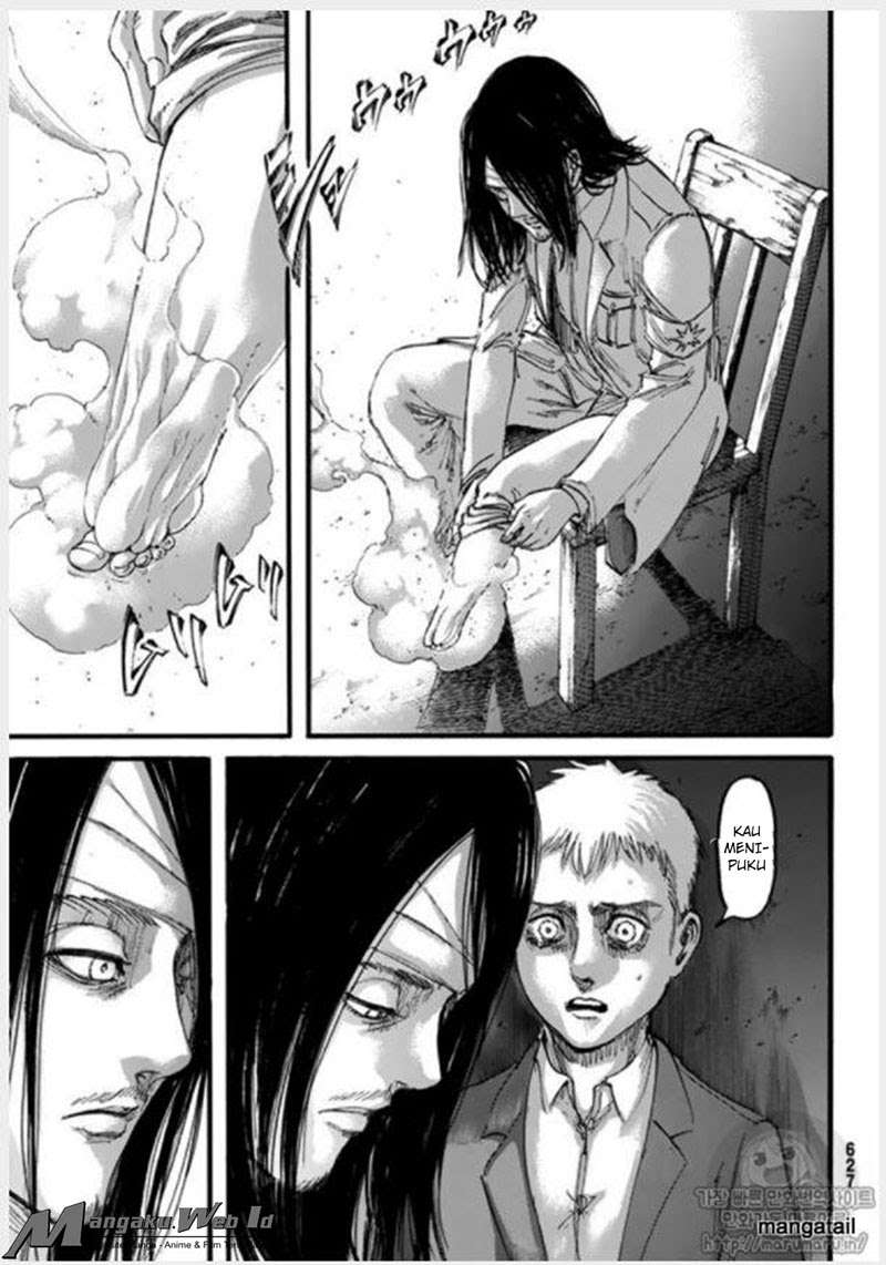Shingeki no Kyojin Chapter 100 Gambar 17
