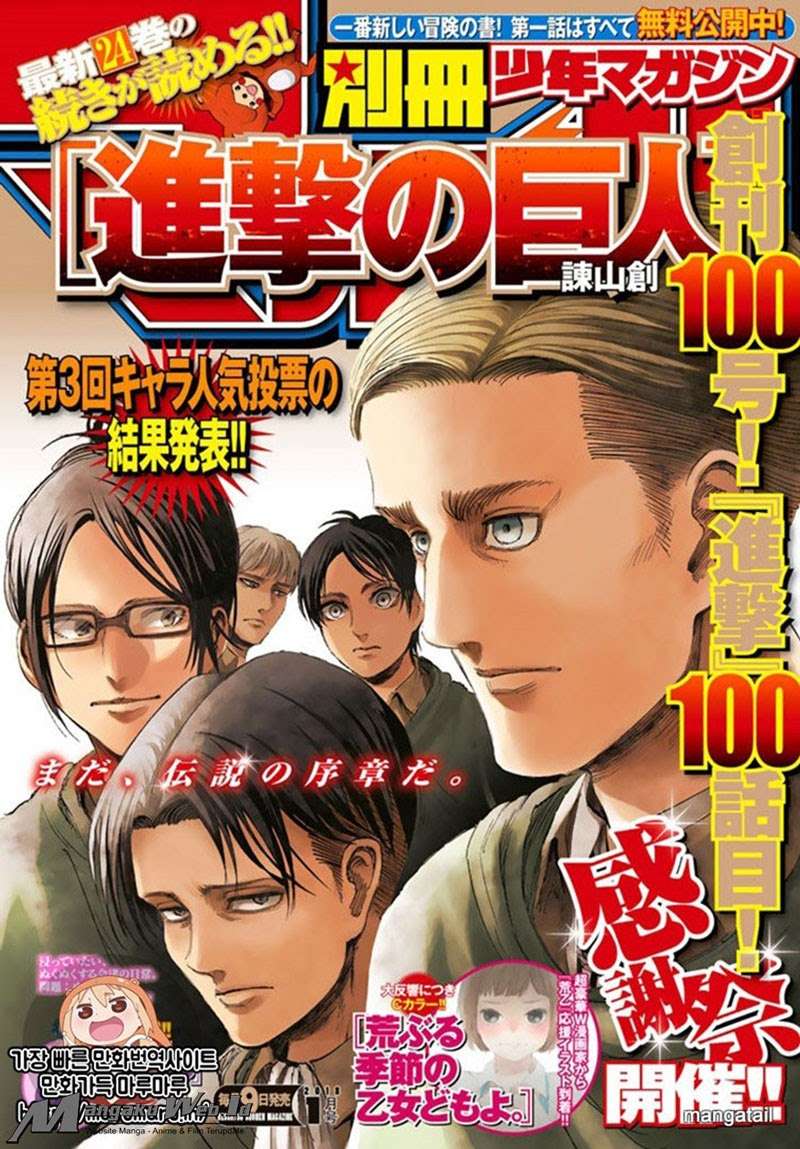Manga Shingeki no Kyojin Chapter 100 gambar nomor 2