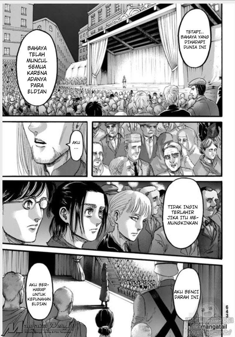 Shingeki no Kyojin Chapter 100 Gambar 34