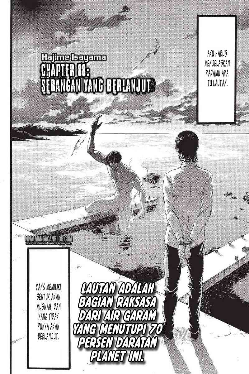 Manga Shingeki no Kyojin Chapter 88 gambar nomor 2