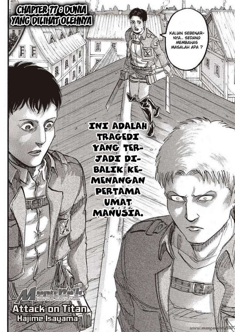 Shingeki no Kyojin Chapter 77 Gambar 3