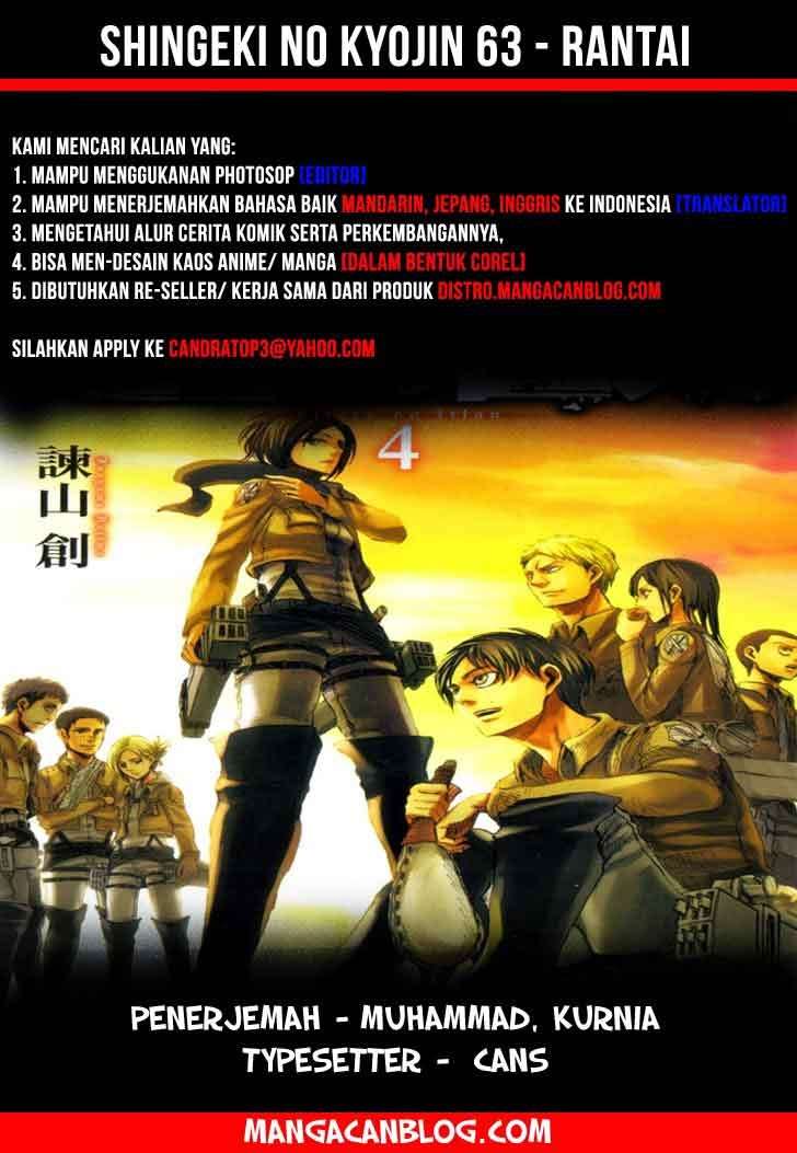 Komik Shingeki no Kyojin Chapter 63 gambar nomor 1