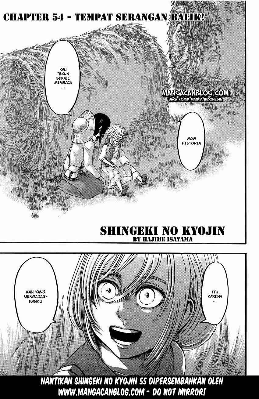 Manga Shingeki no Kyojin Chapter 54 gambar nomor 2