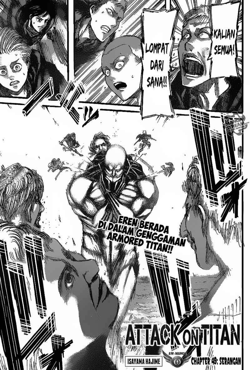 Manga Shingeki no Kyojin Chapter 49 gambar nomor 2