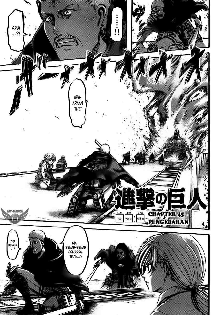Manga Shingeki no Kyojin Chapter 45 gambar nomor 2