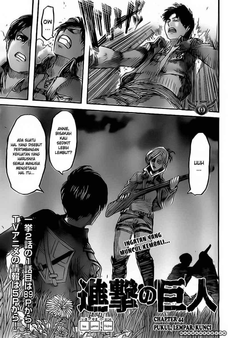 Manga Shingeki no Kyojin Chapter 44 gambar nomor 2