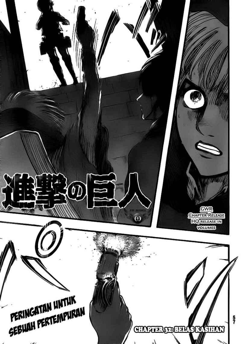 Manga Shingeki no Kyojin Chapter 32 gambar nomor 2