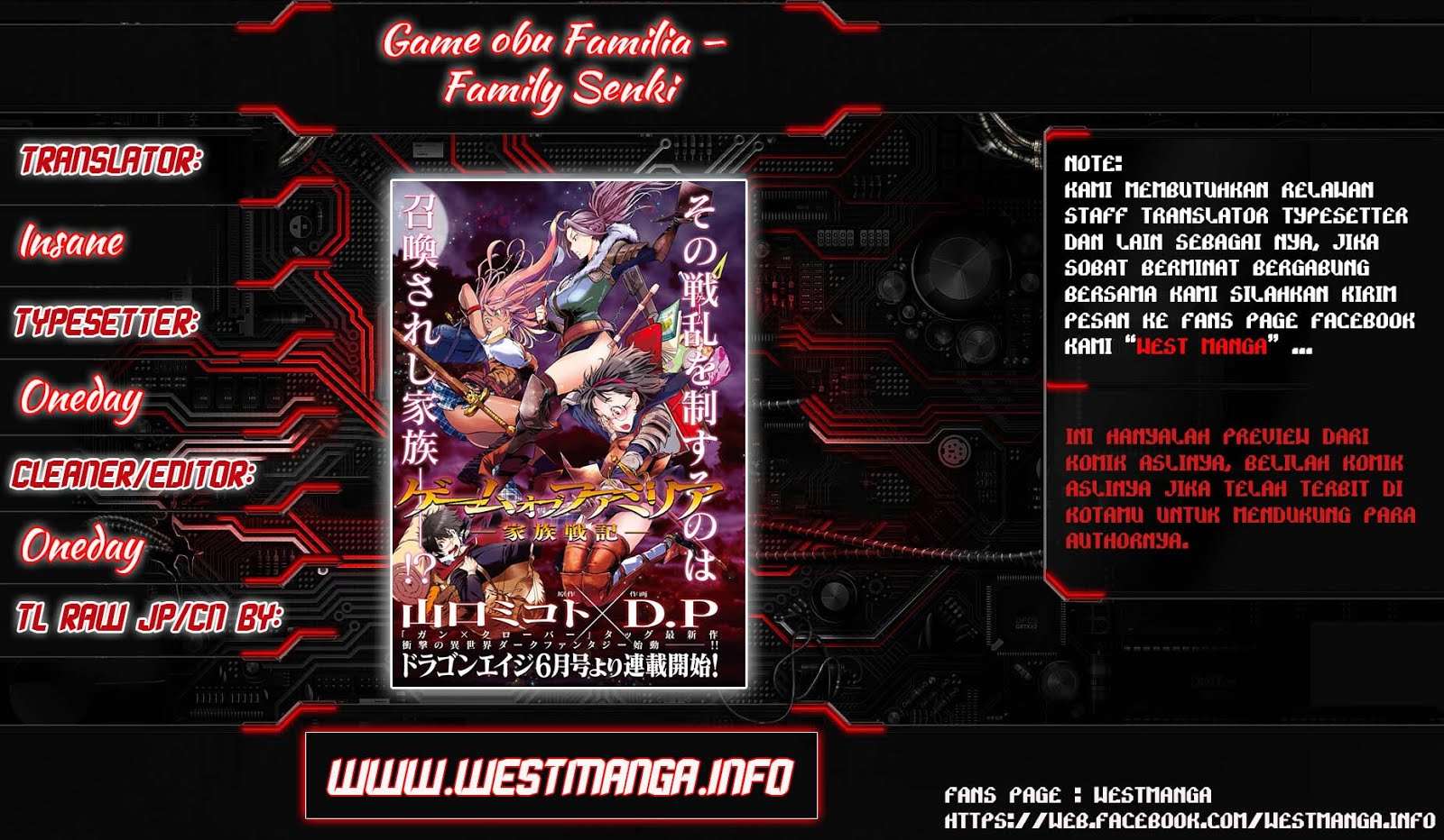 Manga Game obu Familia - Family Senki Chapter 2.5 gambar nomor 2