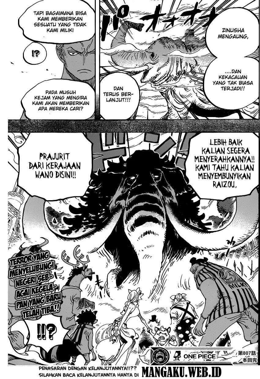 One Piece Chapter 807 Gambar 17