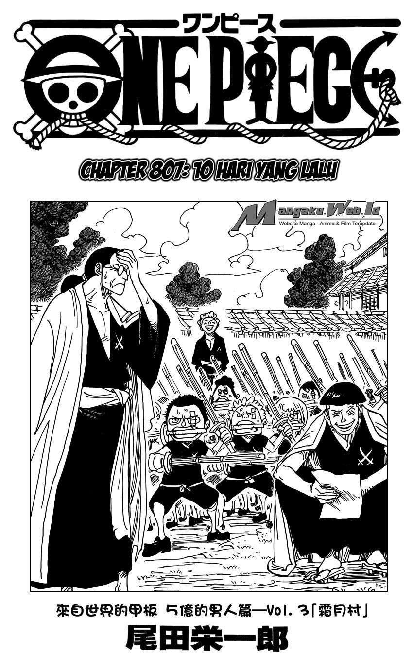 Manga One Piece Chapter 807 gambar nomor 2
