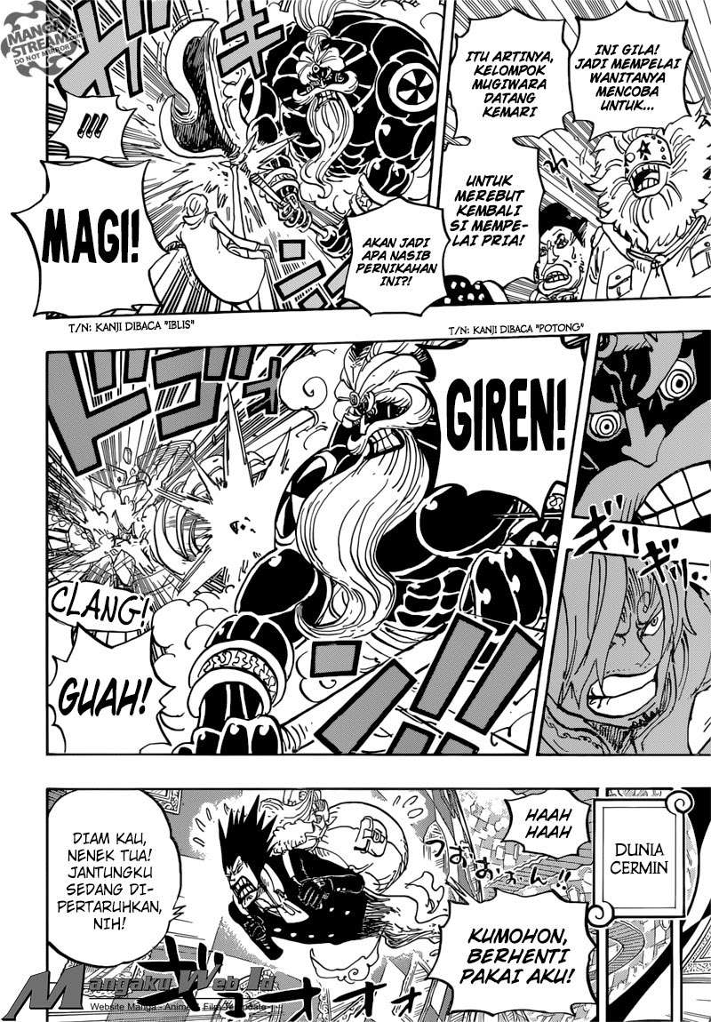 One Piece Chapter 864 Gambar 9