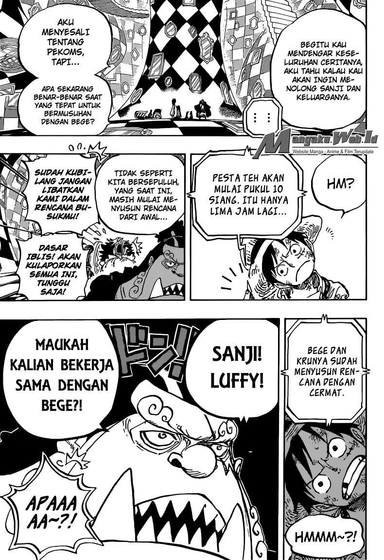 One Piece Chapter 857 Gambar 16