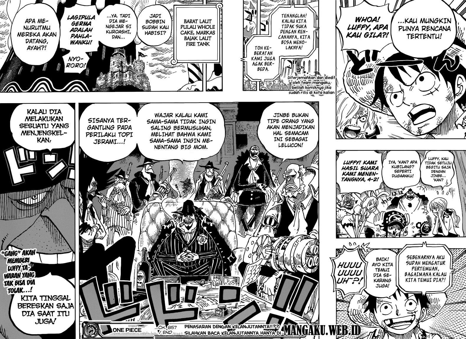 One Piece Chapter 857 Gambar 17