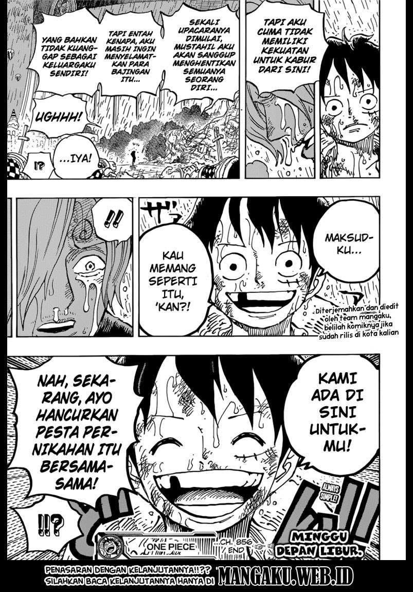 One Piece Chapter 856 Gambar 18
