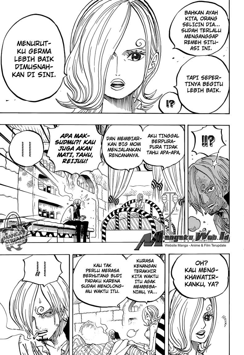 One Piece Chapter 852 Gambar 9