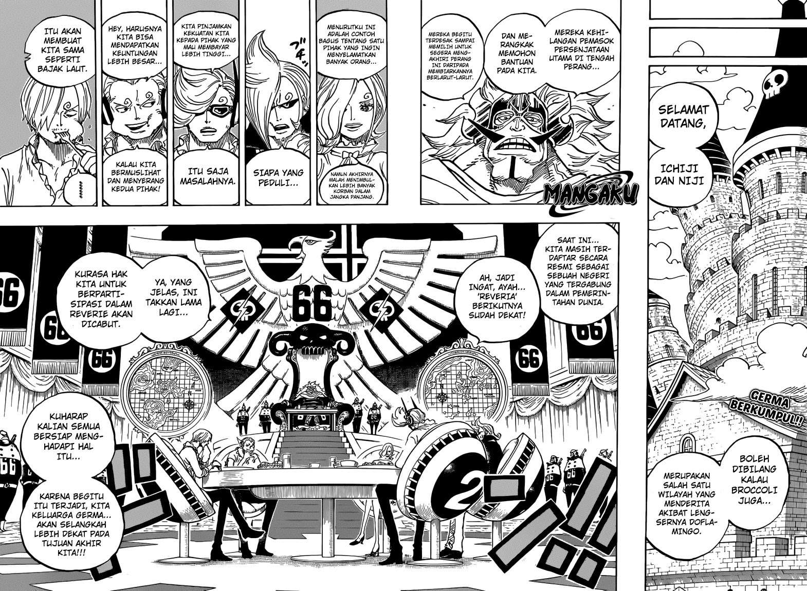 One Piece Chapter 839 Gambar 3