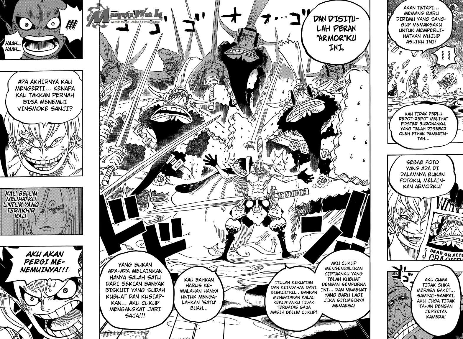 One Piece Chapter 838 Gambar 9