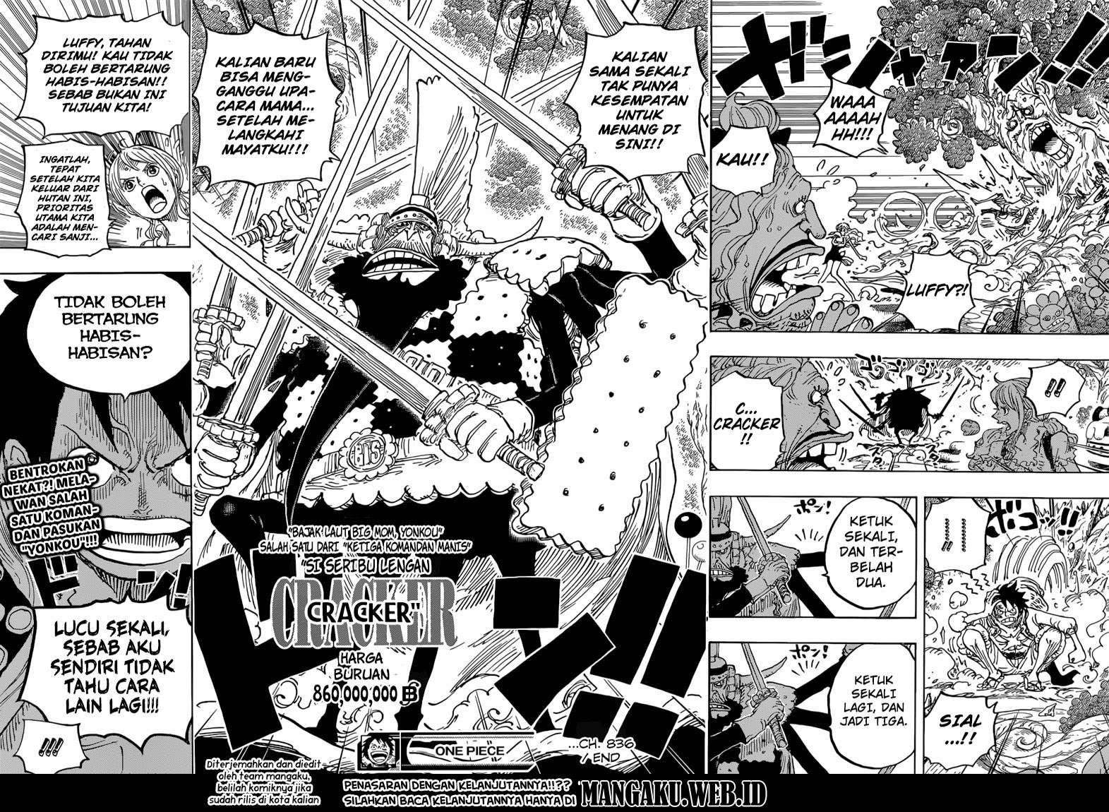 One Piece Chapter 836 Gambar 15