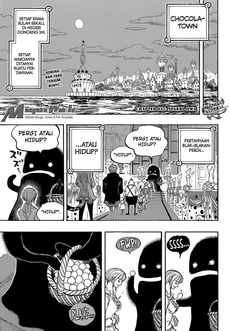 One Piece Chapter 835 Gambar 3