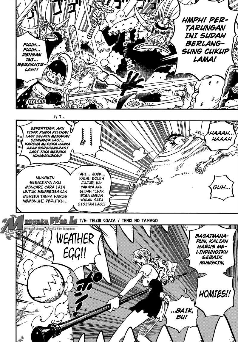 One Piece Chapter 842 Gambar 4