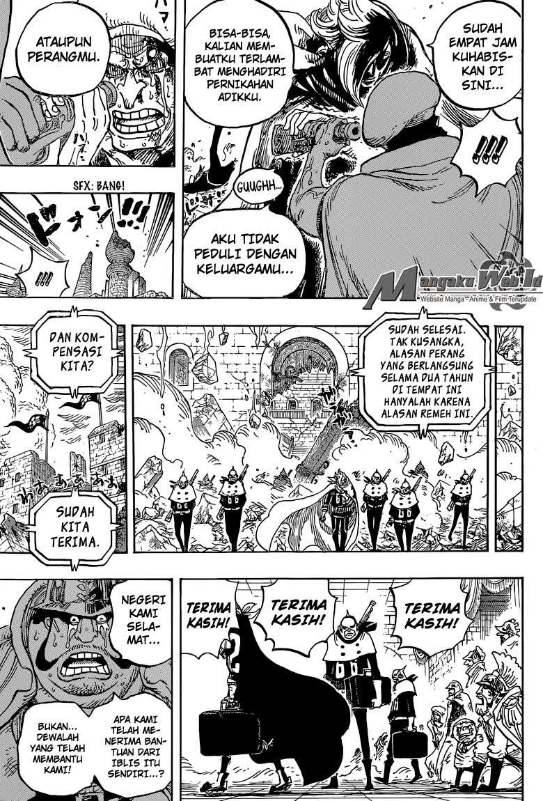 One Piece Chapter 828 Gambar 16