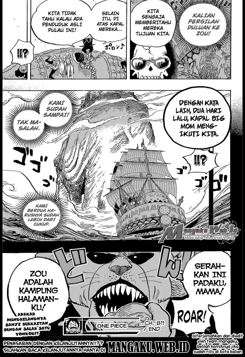 One Piece Chapter 811 Gambar 20