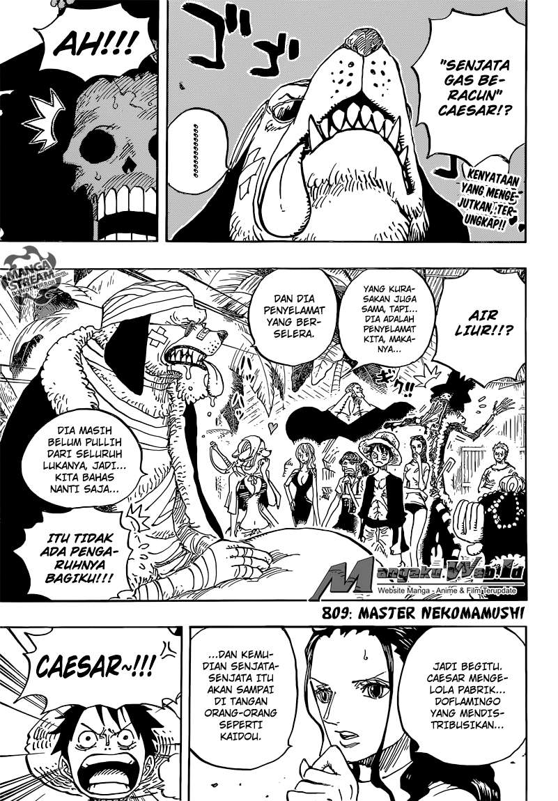 One Piece Chapter 809 Gambar 5