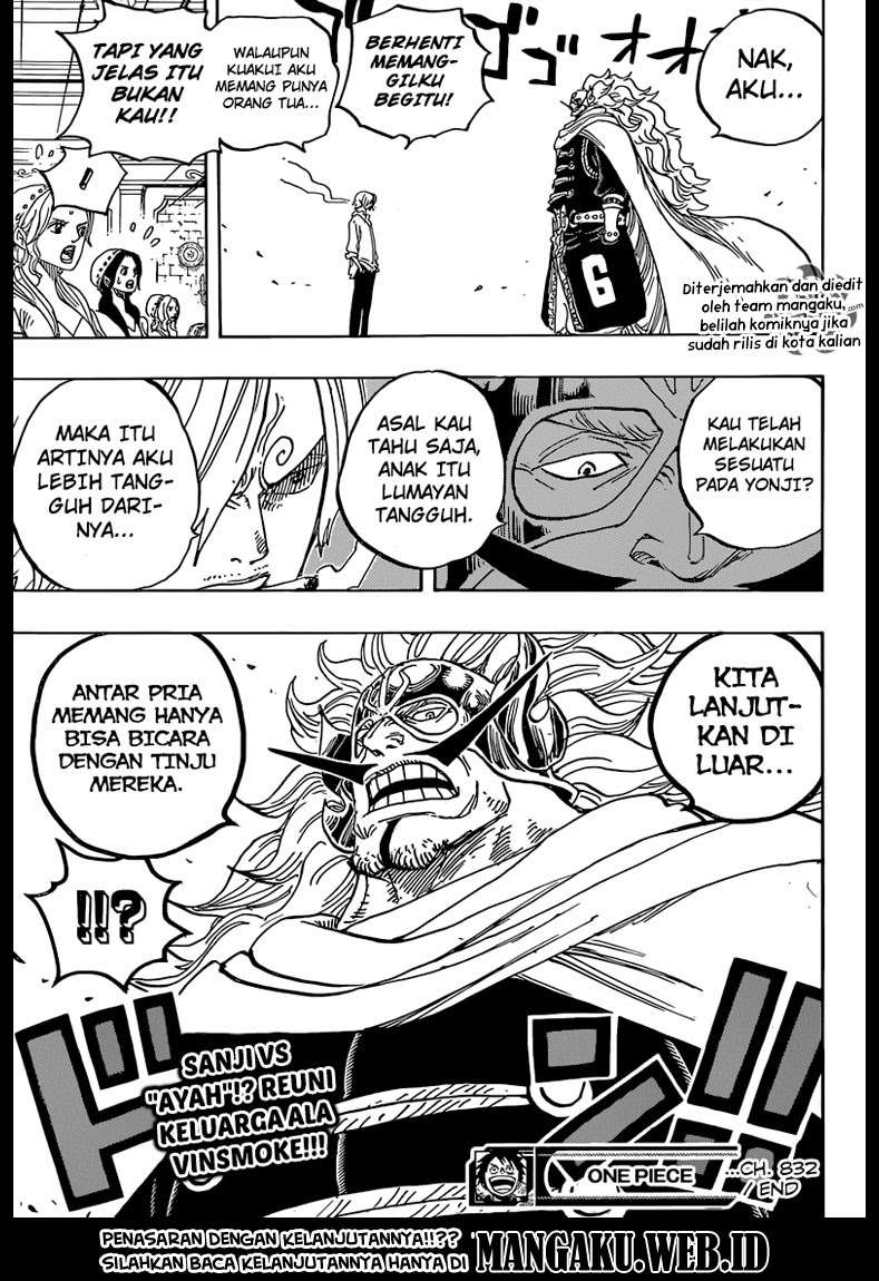 One Piece Chapter 832 Gambar 18