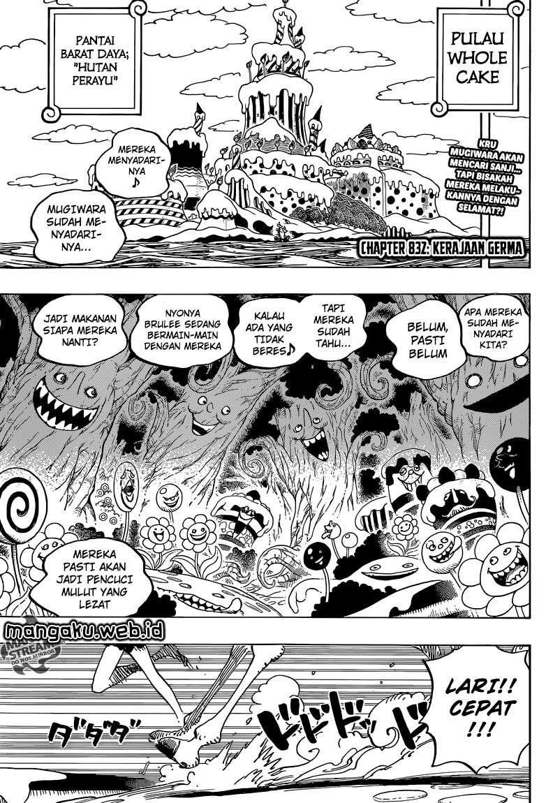 One Piece Chapter 832 Gambar 3