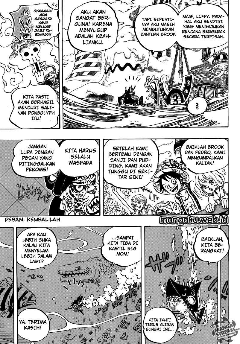 One Piece Chapter 831 Gambar 4