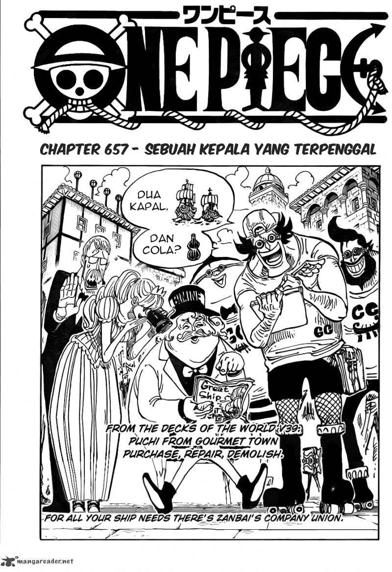 Manga One Piece Chapter 657 gambar nomor 2