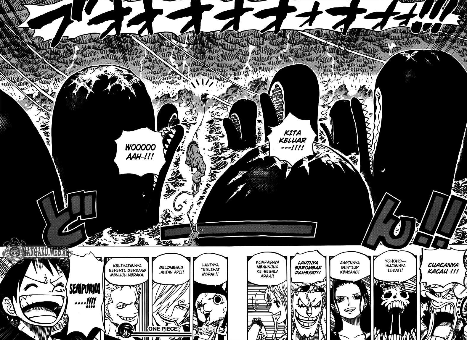 One Piece Chapter 654 Gambar 18