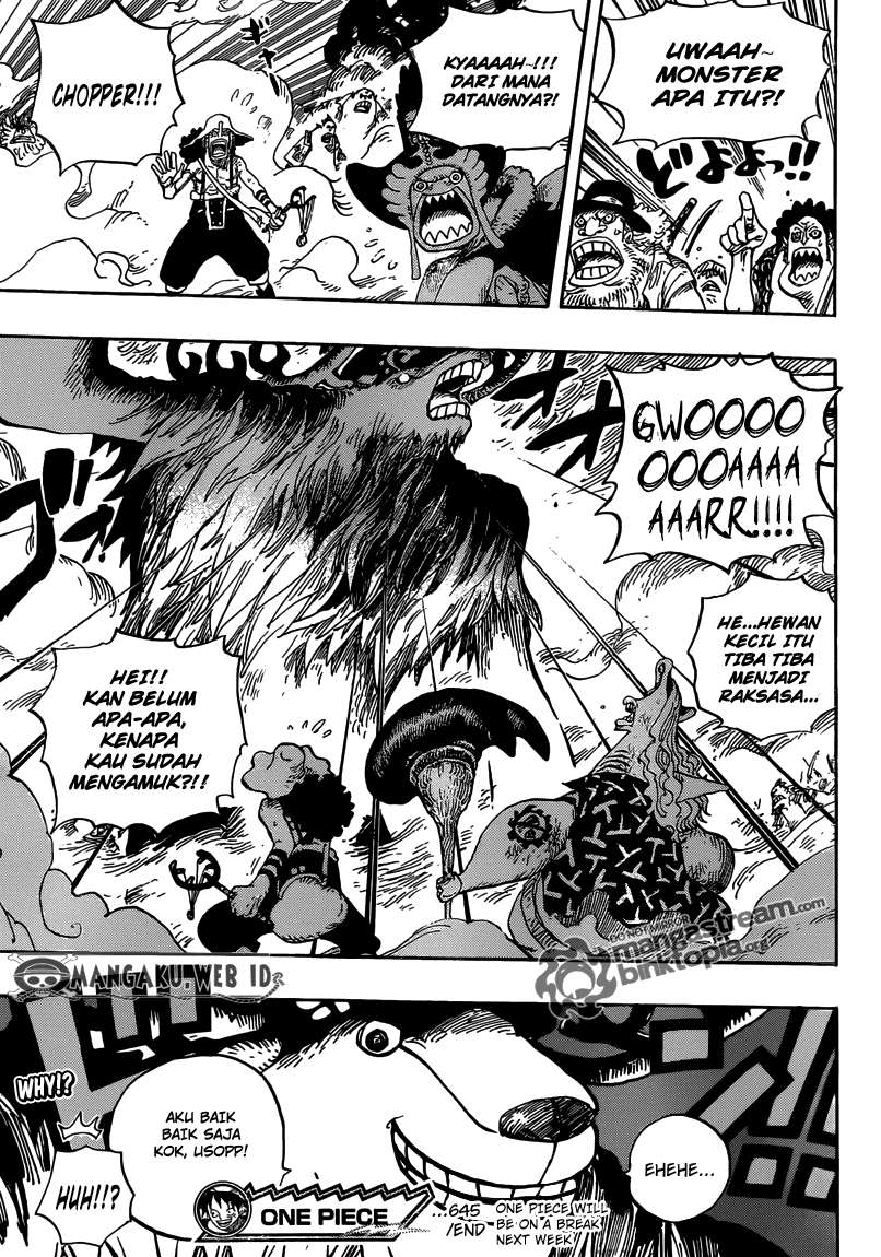 One Piece Chapter 645 Gambar 18