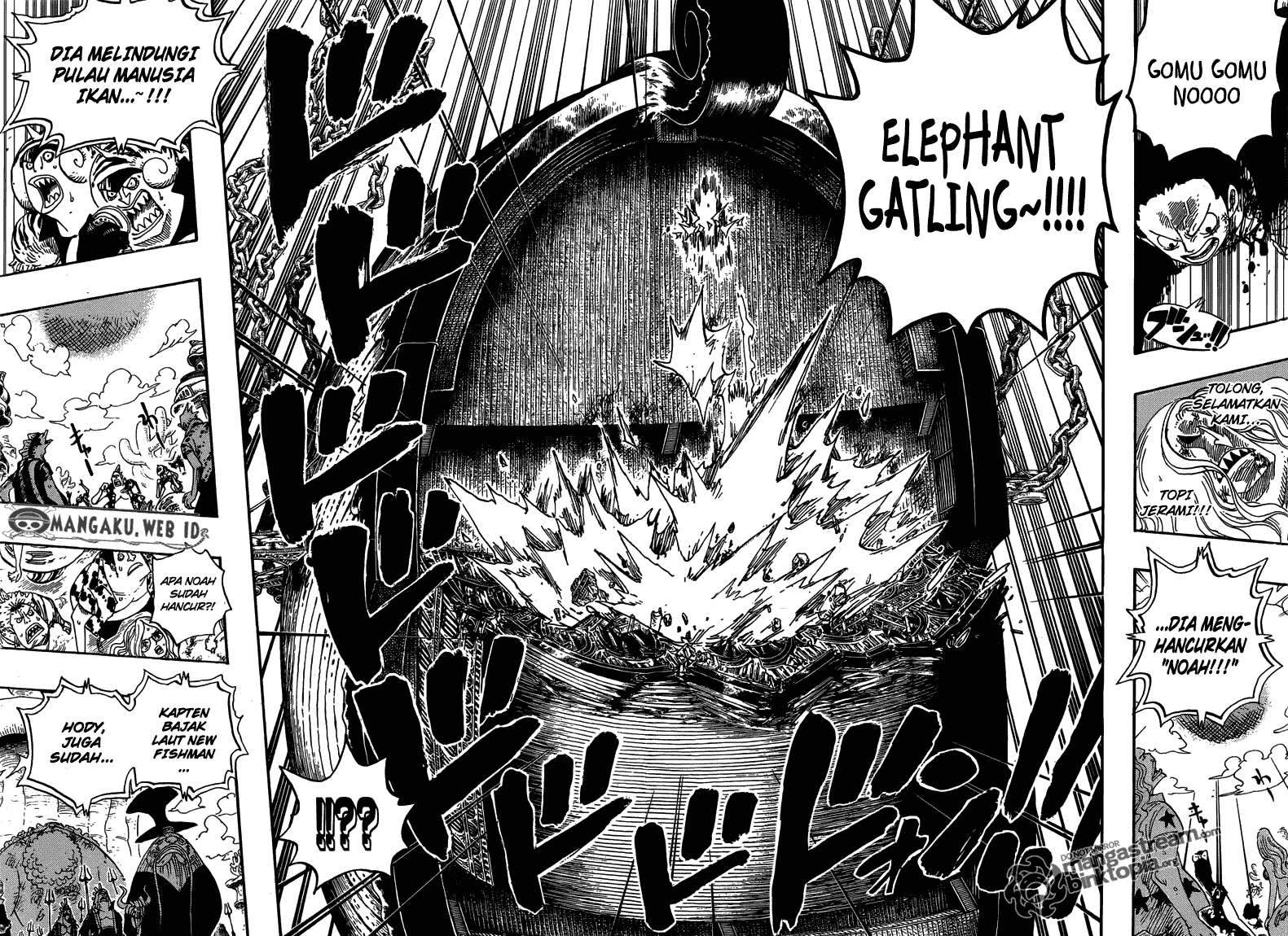 One Piece Chapter 645 Gambar 12