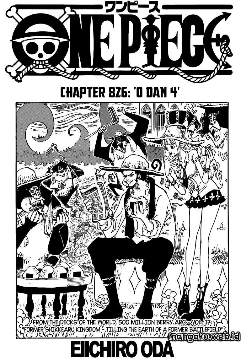 Manga One Piece Chapter 826 gambar nomor 2