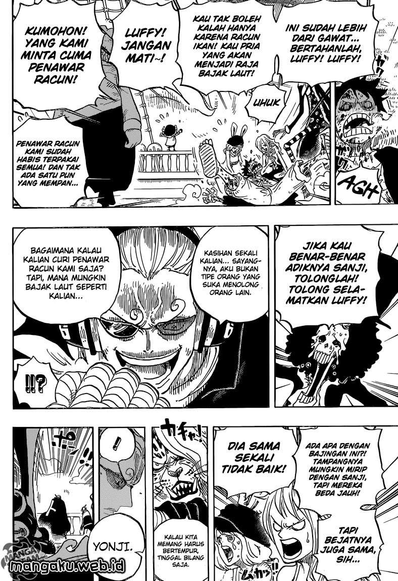 One Piece Chapter 826 Gambar 7