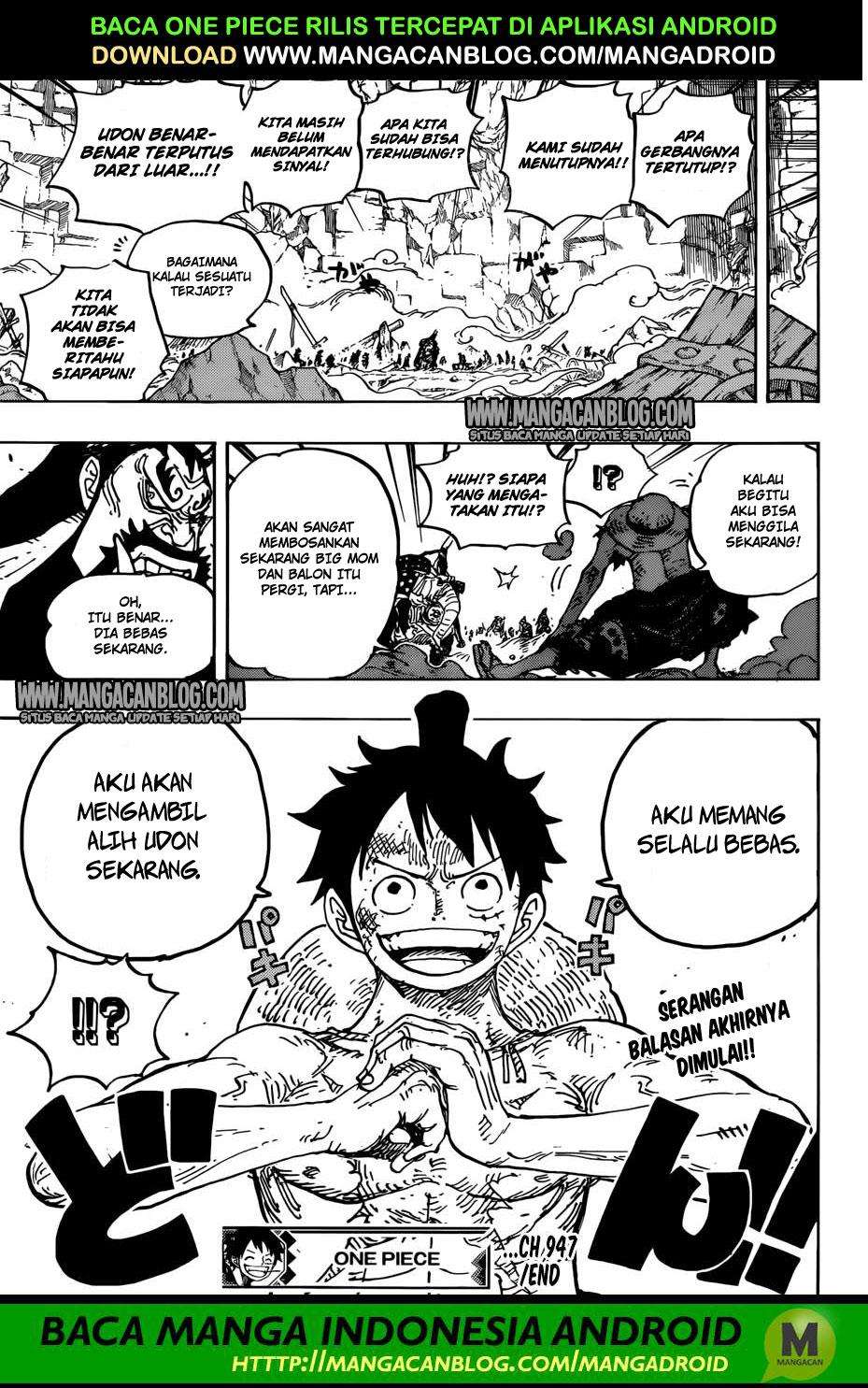 One Piece Chapter 947 Gambar 17